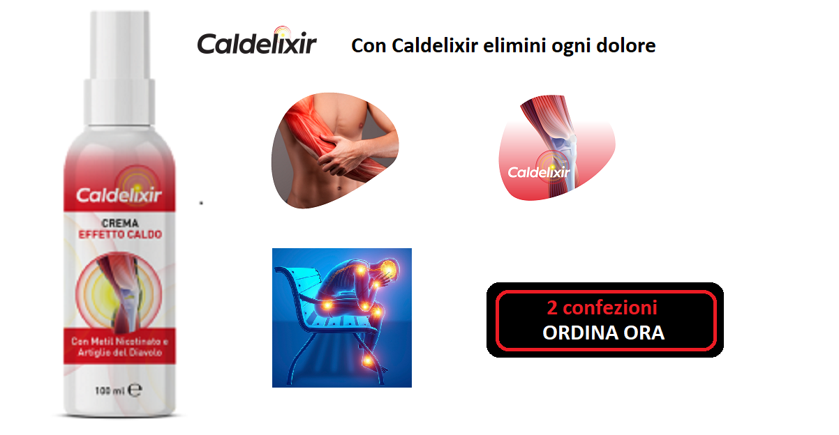 Caldelixir Crema Anti Dolori Elimini Ogni Dolore